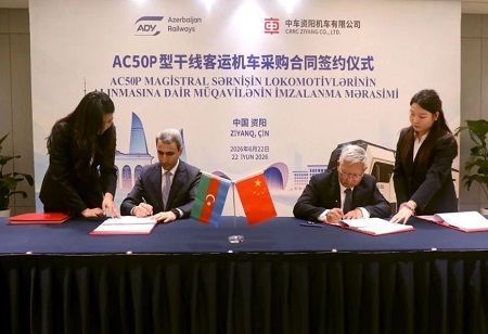 Azerbaijan Railways Signs China Locomotive Deal
